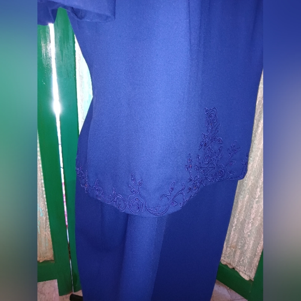 Blue fancy event dress
